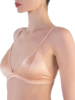 Seta Superior Triangel-BH REGALE Von Cotton Club Mit Seide -Pink Zebra 2zm regale 02 seta cotton club seta cotton club