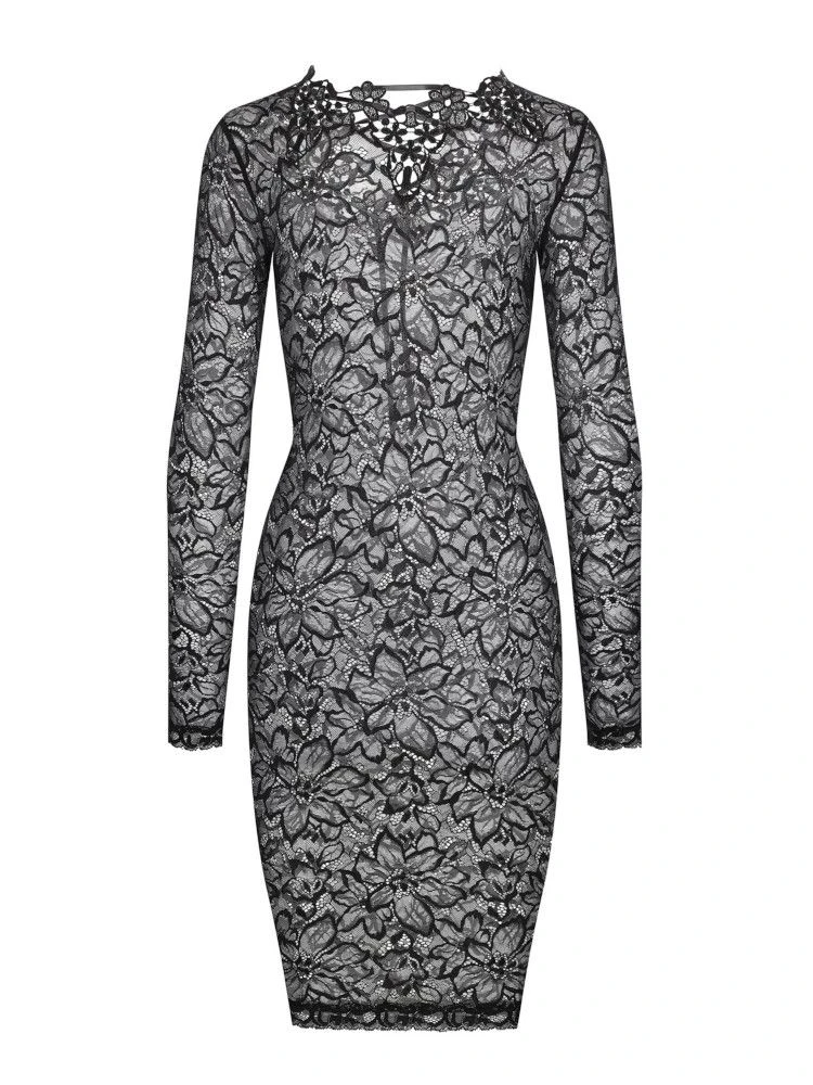 Lingerie Kleid OPERA CARMEN Spitze Schwarz Von Cadolle 5 Lingerie Kleid OPERA CARMEN Spitze Schwarz Von Cadolle – Bild 3