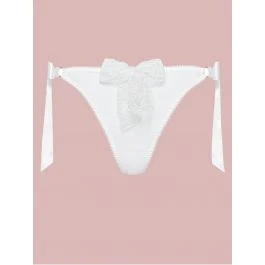 Satin Culotte GEISHA Uni Mit Schleifen Von Cadolle 3 Satin Culotte GEISHA Uni Mit Schleifen Von Cadolle