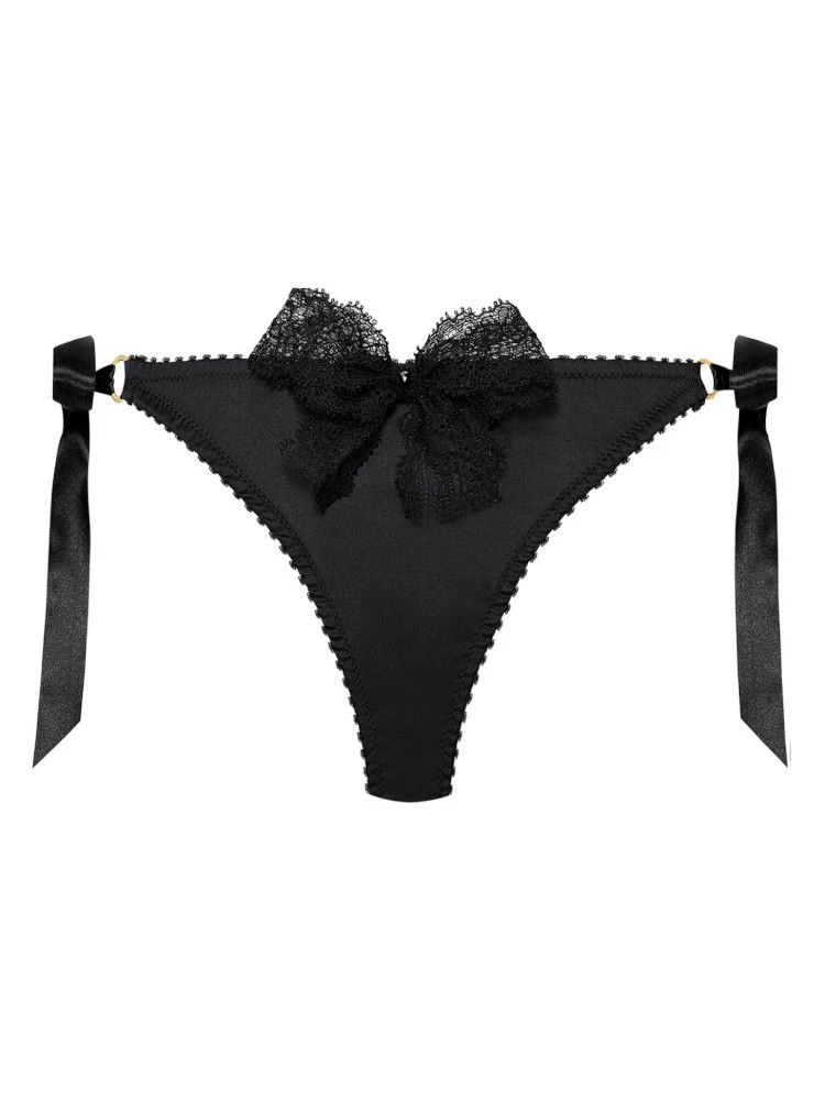 Satin Culotte GEISHA Uni Mit Schleifen Von Cadolle 11 Satin Culotte GEISHA Uni Mit Schleifen Von Cadolle – Bild 9