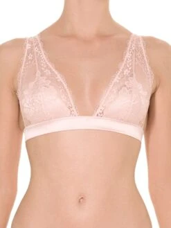 Triangel- BH WEDDING Puder-rosa Von Ritratti Mit Seide -Pink Zebra 71129 trianglebra pink ritratti 1 1