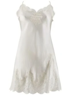 Seide Baby-Doll SOIE D´AMOUR Mit Spitze Aubade -Pink Zebra baby doll seide perlmut ms42 soie d amour aubade 2 1