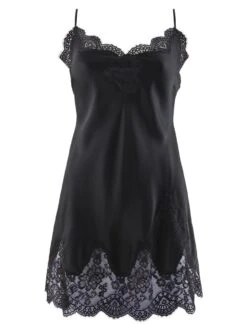 Seide Baby-Doll SOIE D´AMOUR Mit Spitze Aubade -Pink Zebra baby doll seide schwarz ms42 soie d amour aubade 1