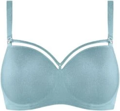 Balconette BH SPACE ODYSSEY STYLE Shining Blue And Silver D-Cup Von Marlies Dekkers -Pink Zebra balconett bh hellblau 350801 space odyssey balcony bra silver blue marlies dekkers 1