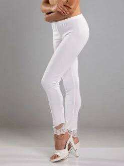 Baumwolle Leggings EVASIONE Cotone Candy Von Cotton Club -Pink Zebra baumwolle gf1 leggins evasione weiss cotton club 2 cotone candy