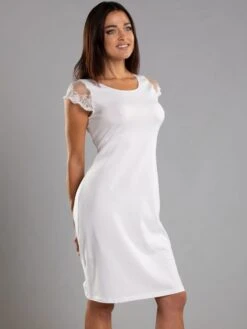 Nachtkleid Baumwolle TENUE Cotone Candy Von Cotton Club -Pink Zebra baumwolle gf5 nachthemd tenue weiss cotton club cotone candy 1