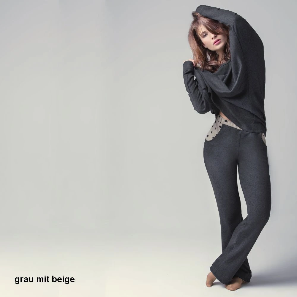 Kuschel-Baumwolle Lounge-Hose CASUAL Wärmend Von Gattina 6 Kuschel-Baumwolle Lounge-Hose CASUAL Wärmend Von Gattina – Bild 4