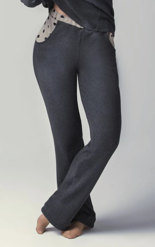 Kuschel-Baumwolle Lounge-Hose CASUAL Wärmend Von Gattina 5 Kuschel-Baumwolle Lounge-Hose CASUAL Wärmend Von Gattina – Bild 3