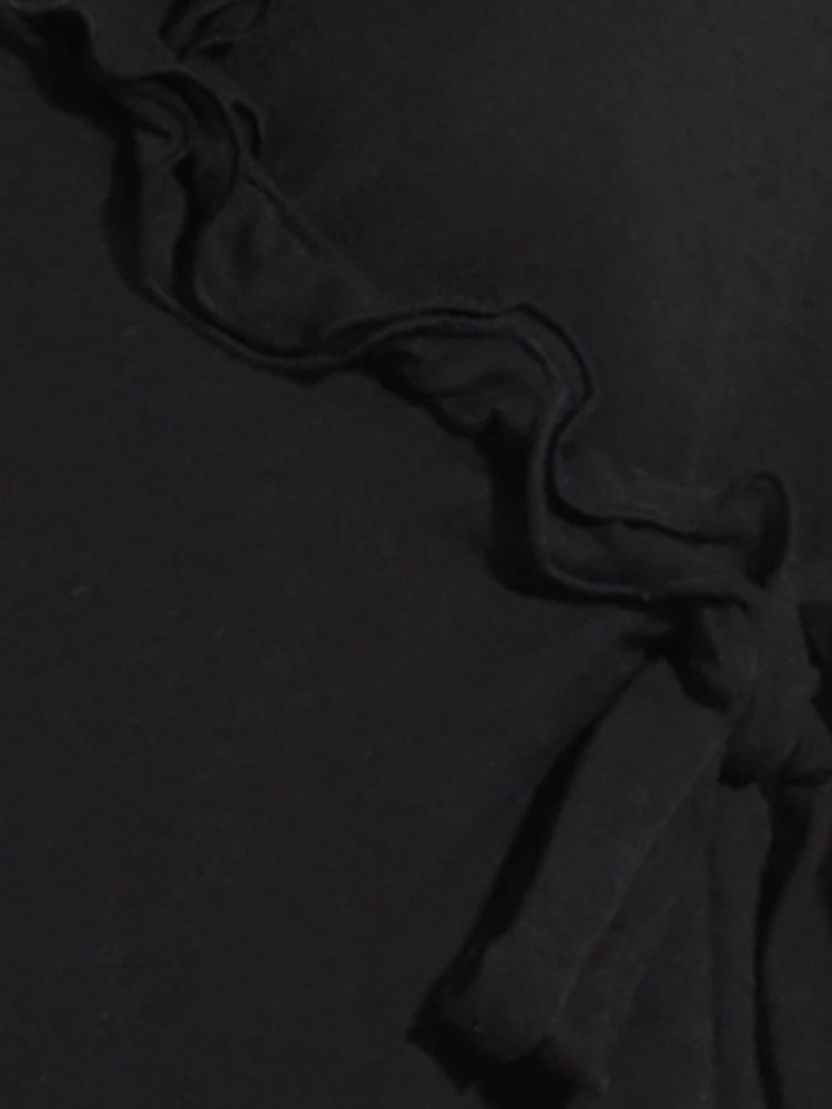 Strickjäckchen Schwarz Von Chiara Fiorini Mit Wolle 6 Strickjäckchen Schwarz Von Chiara Fiorini Mit Wolle – Bild 4