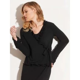 Strickjäckchen Schwarz Von Chiara Fiorini Mit Wolle 3 Strickjäckchen Schwarz Von Chiara Fiorini Mit Wolle