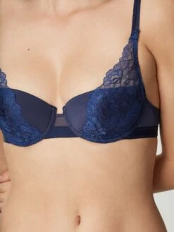 Bügel-BH SHADE Uni Von Maison Lejaby -Pink Zebra bh 20534 shade blau.4 10