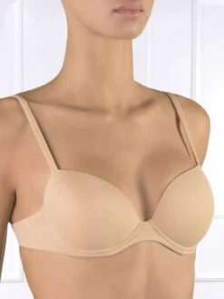 Push-Up BH ELLA Microtüll Von Cotton Club Rubino -Pink Zebra bh ella haut cotton club rubino