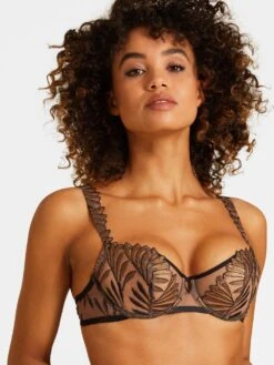 Bügel-BH SENSORY ILLUSION Von Aubade X Iris Van Herpen -Pink Zebra bh halbschale gold schwarz rcf14 sensory illusion aubade 4