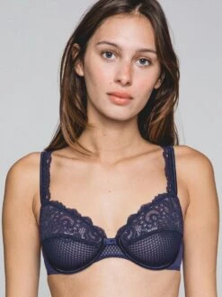 Spitze Vollschalen-BH GABY Von Maison Lejaby -Pink Zebra bh nachtblau 13833 gaby maison lejaby