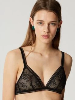 Tüllspitze Triangel-BH MISS LEJABY Uni Von Maison Lejaby -Pink Zebra bh schwarz 16442 miss lejaby maison lejaby 1