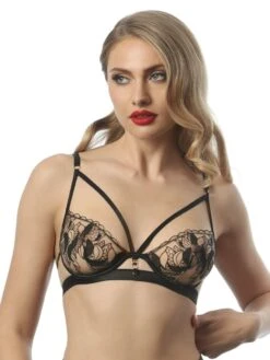 Bügel-BH BH RITA Schwarz Von Prelude Milano -Pink Zebra bh schwarz ys314 prelude 5