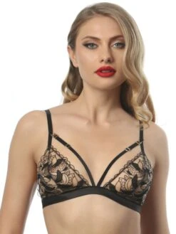 Triangel BH RITA Schwarz Von Prelude Milano -Pink Zebra bh schwarz ys317 prelude 4