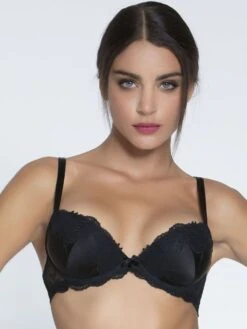 Gefütterter BH SPLENDEUR SOIE Mit Seide Von Lise Charmel -Pink Zebra bh splendeur soie acc8580 schwarz lise charmel 1