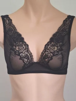 Triangel-BH DOUCE DENTELLE Von Ambra -Pink Zebra bh triangel schwarz 0803 douce dentelle ambra