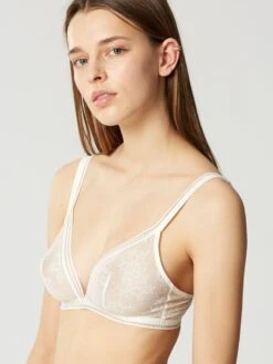 Tüllspitze Triangel-BH MISS LEJABY Bügellos Von Maison Lejaby -Pink Zebra bh wei 16442 miss lejaby maison lejaby 1 1 1