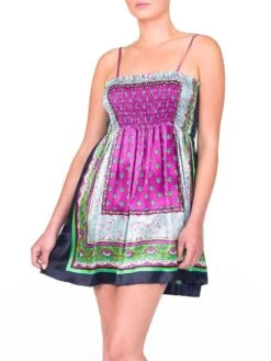 Seiden- Sommerkleid EXOTIC Von Eva B. Bitzer -Pink Zebra bitzer sommerkleid exotic seide 1