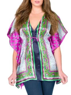 Seidentunika EXOTIC Von Eva B. Bitzer -Pink Zebra bitzer tunika exotic seide