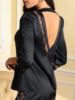 Satin Bluse ADORABLE EN SEXY Mit Spitze Von Lise Charmel 9 Satin Bluse ADORABLE EN SEXY Mit Spitze Von Lise Charmel -Pink Zebra bluse alh5085 adorable en sexy lise charmel 4