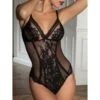 Body DESIRS DE VENISE Aus Tüll Und Spitze In Schwarz Von Lise Charmel -Pink Zebra body desirs de venise alj5235 schwarz.lise charmel 2