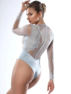 Langarm Body VALSE CRYSTAL Von Prelude Milano -Pink Zebra body langarm crystal blau yh325 valse prelude 2