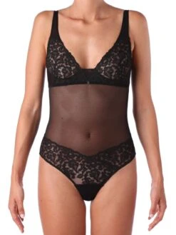 Spitze Body JANET Von Ritratti -Pink Zebra body schwarz 73582 ritratti 2 1