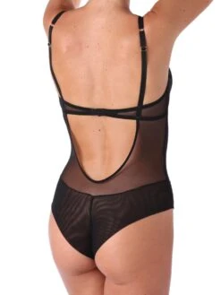 Spitze Body JANET Von Ritratti -Pink Zebra body schwarz 73582 ritratti 4 1