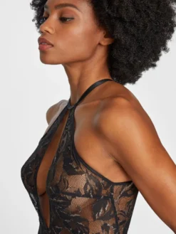 Body TWIST AND LOVE Von Boîte à Désir Aubade -Pink Zebra body spitze p086r schwarz boite a desir aubade