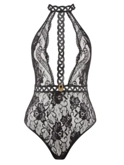 Body PRECIOUS TALE Mit Leavers Spitze Von Aubade -Pink Zebra body spitze re86 schwarz precious tale aubade 7