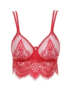 Bralette BLACK SWAN Spitze Von Prelude Milano -Pink Zebra bralette buegel bh spitze ys284 rot black swan prelude milano 1