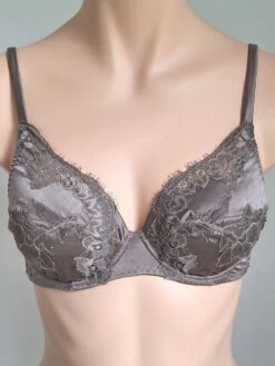 Seta Superior Bügel-BH Mit Seide POTENTE Von Cotton Club -Pink Zebra buegel bh mit seide taupe 3va potente cotton club