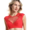 Bustier LOVE GLOWS Mit Spitze Von Prelude Milano -Pink Zebra bustier ys366 rot love glows prelude milano
