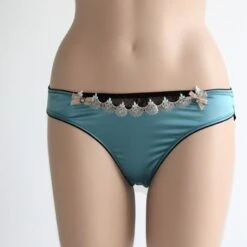 Rio Slip SEVILLA Schwarz Türkis Mit Spitze 42 Von Coco Cavalière -Pink Zebra coco cavaliere slip sevilla tuerkis 1