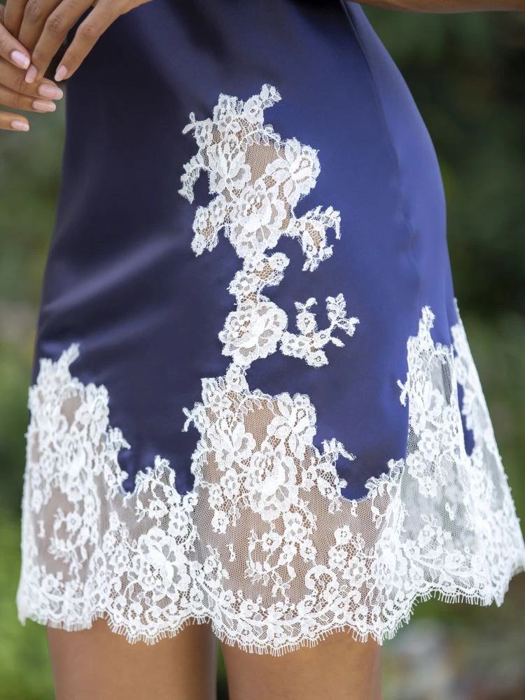 Seide Negligé PEARL No. 1 Von Marjolaine 7 Seide Negligé PEARL No. 1 Von Marjolaine – Bild 5