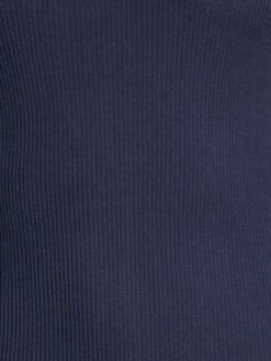 Merinowolle-Seide Unterhemd Gerippt Mit Calais Spitze Basic Von Oscalito -Pink Zebra dunkelblau rippjersy oscalito