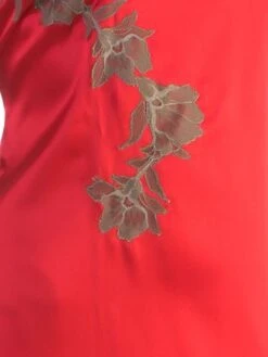 Seta Superior String Mit Seide Und Spitze ELETTO Von Cotton Club -Pink Zebra farbfeld seide spitze rosso visone seta superior cotton club 2 4