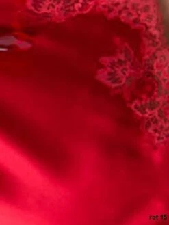 Seta Superior String Mit Seide Und Spitze ELETTO Von Cotton Club -Pink Zebra farbfeld seide spitze rot seta superior cotton club 4