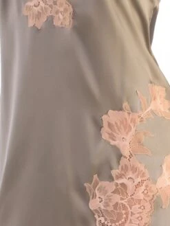 Seta Superior String Mit Seide Und Spitze ELETTO Von Cotton Club -Pink Zebra farbfeld seide spitze visone pesco seta superior cotton club 4