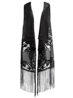 Lang Weste Mit Fransen LOVELY DOT Von Mademoiselle Coco Cavalière 11 Lang Weste Mit Fransen LOVELY DOT Von Mademoiselle Coco Cavalière -Pink Zebra fransen weste schwarz 1671 mc19 mademoiselle coco cavaliere