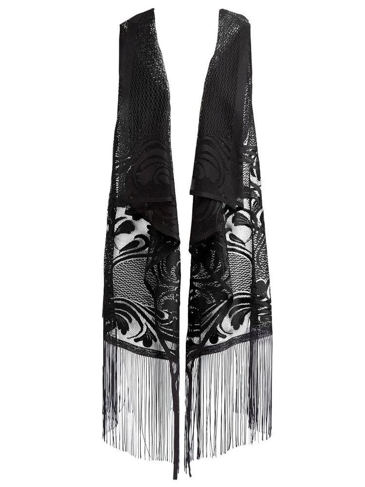 Lang Weste Mit Fransen LOVELY DOT Von Mademoiselle Coco Cavalière 6 Lang Weste Mit Fransen LOVELY DOT Von Mademoiselle Coco Cavalière – Bild 4