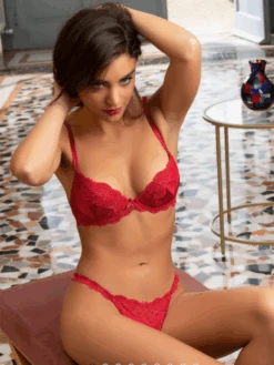 Gefütterter BH SPLENDEUR SOIE Mit Seide Von Lise Charmel -Pink Zebra gef tterter seidenbh slip acc8580 rot splendeur soie lise charmel 2