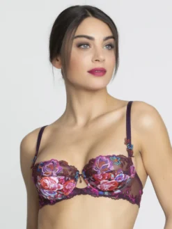 Geblümter Halbschalen BH AVEU EN FLEURS Von Lise Charmel -Pink Zebra halbschalen bh ach3043 aveu en fleurs lise charmel 3