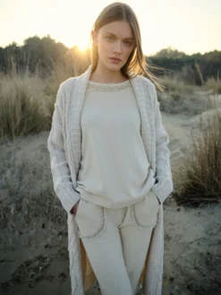 Hausanzug Kuschel Cotton Mit Baumwolle Weich Chiara Fiorini -Pink Zebra hausanzug kuschel baumwolle mit glitzerborte corda cf1340 chiara fiorini 3 7