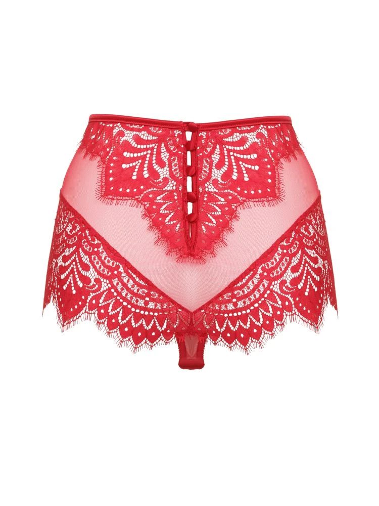 High Waist Brazilian Slip BLACK SWAN Von Prelude Milano 7 High Waist Brazilian Slip BLACK SWAN Von Prelude Milano – Bild 5