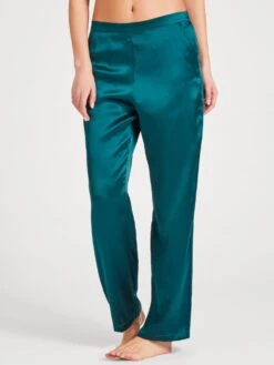 100% Seide Hose TOI MON AMOUR Uni Farben Von Aubade -Pink Zebra hose gr n seide toi mon amour qs60 emeraude aubade 1 6 1