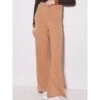 Weite Strick Lounge-Hose Von Chiara Fiorini Mit Wolle Und Kaschmir -Pink Zebra hose weit wollmix camel cf1335 chiara fiorini